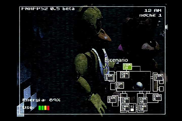 Five Nights at Freddy's mapa