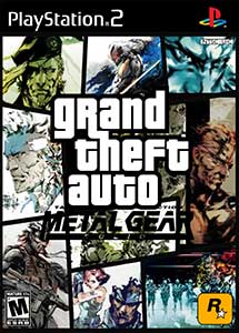 Grand Theft Auto San Andreas Metal Gear Solid PS2