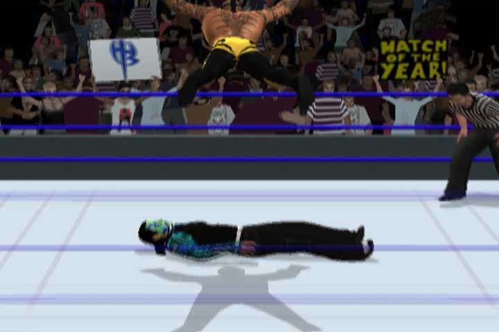 WWE 2K19 PS2 gameplay single match