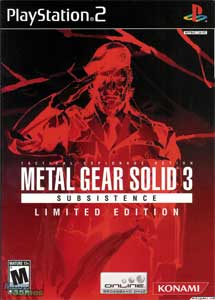 Descargar Metal Gear Solid 3 Subsistence Disco 3 Existence PS2